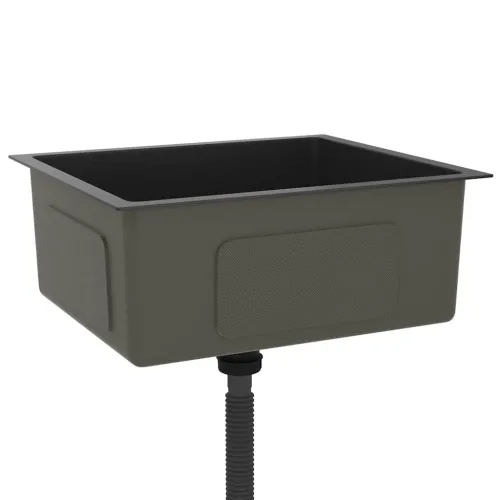 Ručno rađeni kuhinjski sudoper crni od nehrđajućeg čelika - Crna 51 x 44 x 20 cm Cijena