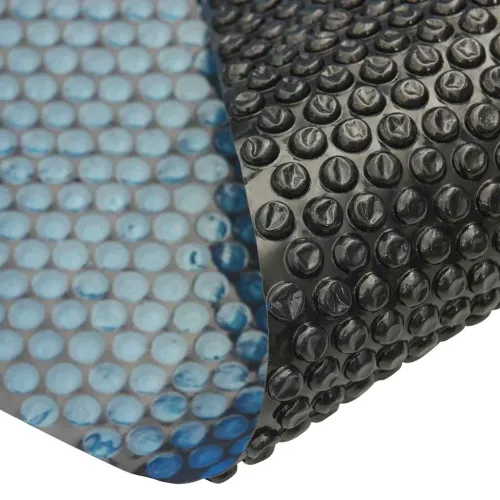 Plutajući PE solarni pokrov za bazen 600 x 400 cm crno-plavi - Crna i plava 600 x 400 cm 200 μm Cijena