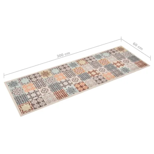 Kuhinjski tepih sa šarenim mozaikom perivi 60 x 300 cm - mozaična boja 60 x 300 cm Cijena