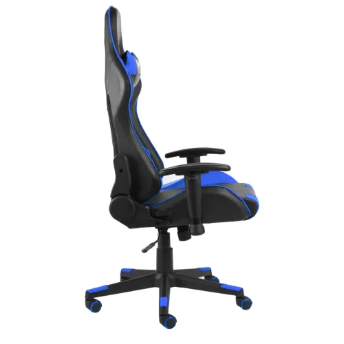 Okretna Gaming stolica plava PVC - Plava 1 Bez naslona za noge Cijena