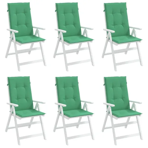 Jastuci za vrtne stolice 6 kom zeleni 120x50x3 cm od tkanine - Zelena 120 x 50 x 3 cm 6 Cijena