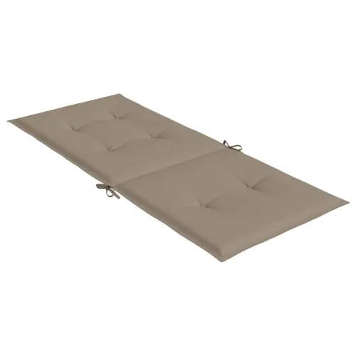 Jastuci za vrtne stolice 6 kom smeđesivi 120x50x3 cm od tkanine - Sivo-smeđa 120 x 50 x 3 cm 6 Cijena