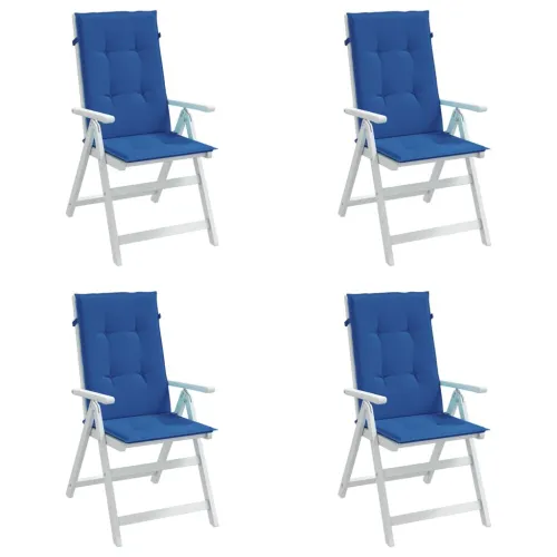 Jastuci za vrtne stolice 4 kom plavi 120 x 50 x 3 cm od tkanine - Kraljevski plava 120 x 50 x 3 cm 4 Cijena