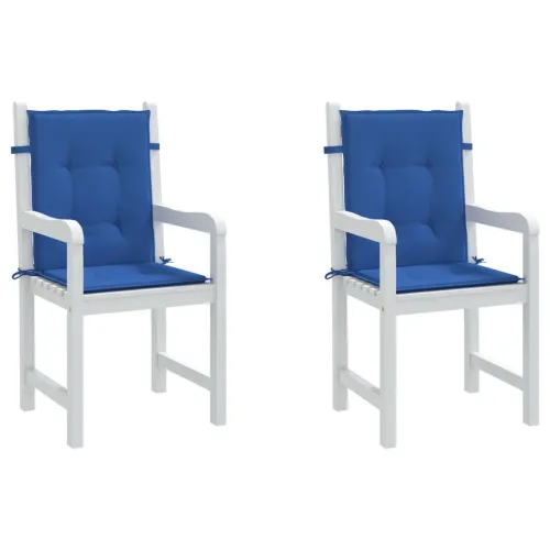 Jastuci za vrtne stolice 2 kom plavi 100 x 50 x 3 cm od tkanine - Kraljevski plava 100 x 50 x 3 cm 2 Cijena