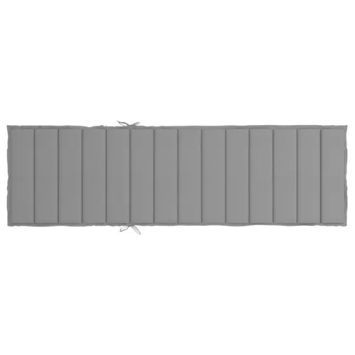 Jastuk za ležaljku sivi 200 x 60 x 3 cm od tkanine Oxford - Siva 200 x 60 x 3 cm Cijena