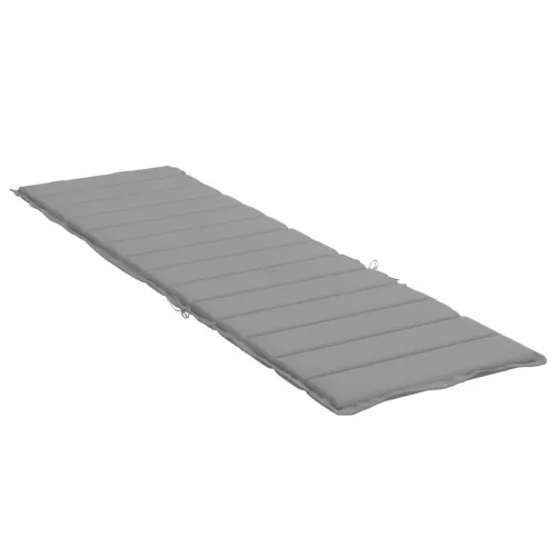 Jastuk za ležaljku sivi 200 x 60 x 3 cm od tkanine Oxford - Siva 200 x 60 x 3 cm Cijena