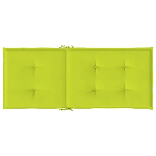 Jastuci za vrtne stolice 4 kom svjetlozeleni 120x50x3cm tkanina - Svjetlozelena 120 x 50 x 3 cm 4 Cijena