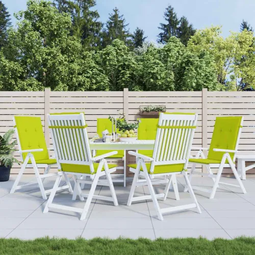 Jastuci za vrtne stolice 6 kom svjetlozeleni 120x50x3cm tkanina - Svjetlozelena 120 x 50 x 3 cm 6 Cijena