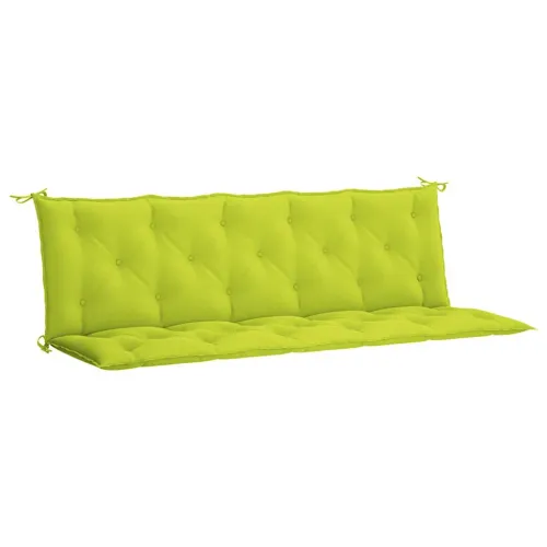 Jastuk za vrtnu klupu jarkozeleni 180x(50+50)x7 cm od tkanine - Svjetlozelena 180 cm 2 Cijena