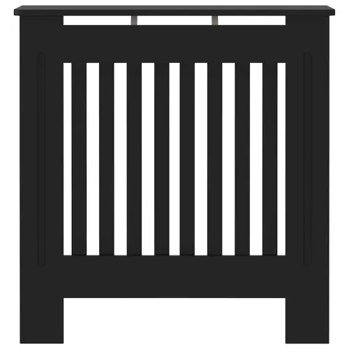 Maska za radijator - Pokrov za radijator konstruirano drvo crni 78 cm - Crna 78 x 19 x 81.5 cm 1 Cijena