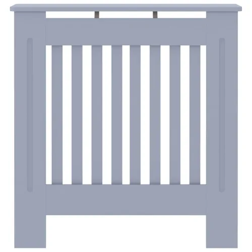 Maska za radijator - Pokrov za radijator sivi konstruirano drvo 78 cm - Siva 78 x 19 x 81.5 cm 1 Cijena