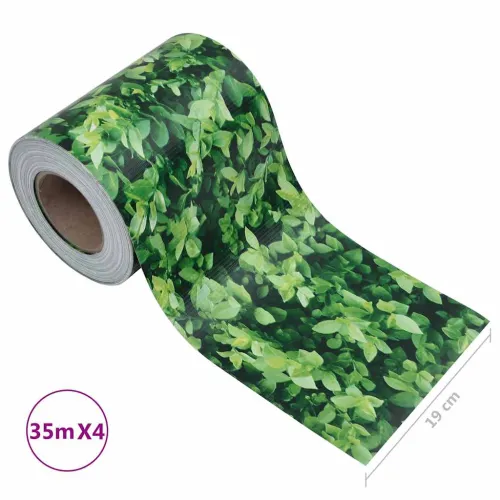 Trake za privatnost PVC 140x0,19 m Zelene - Uzorak lišća 140 x 0,19 m Cijena