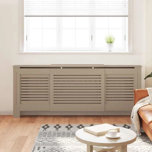 Maska za radijator - Pokrov za radijator MDF 205 cm - Smeđa 205 x 20.5 x 81.5 cm 1 Smeđa Cijena
