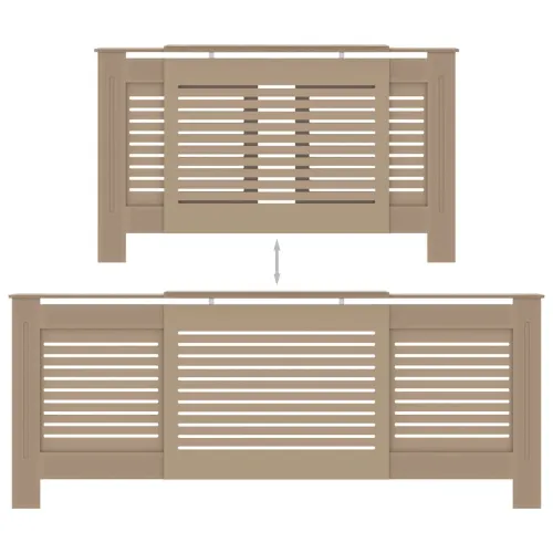 Maska za radijator - Pokrov za radijator MDF 205 cm - Smeđa 205 x 20.5 x 81.5 cm 1 Smeđa Cijena