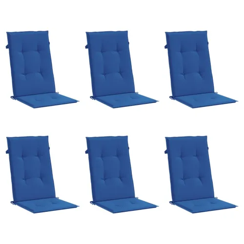 Jastuci za vrtne stolice 6 kom plavi 120 x 50 x 3 cm od tkanine - Kraljevski plava 120 x 50 x 3 cm 6 Cijena