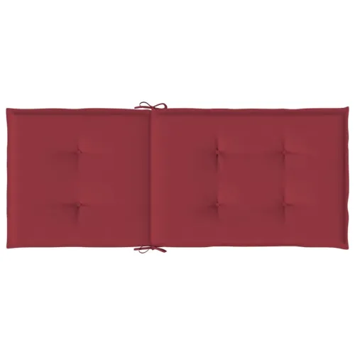 Jastuci za vrtne stolice 6 kom boja vina 120x50x3 cm od tkanine - Boja crnog vina 120 x 50 x 3 cm 6 Cijena