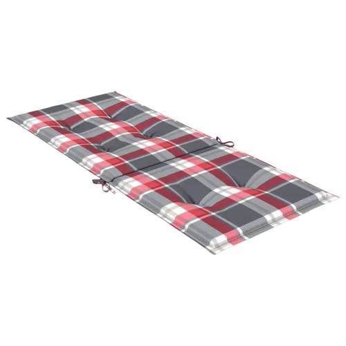 Jastuci za stolice 6 kom crveni karirani 120x50x3 cm od tkanine - Crveni karirani uzorak 120 x 50 x 3 cm 6 Cijena