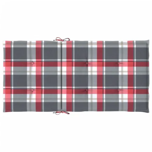 Jastuci za stolice 4 kom crveni karirani 100x50x3 cm od tkanine - Crveni karirani uzorak 100 x 50 x 3 cm 4 Cijena