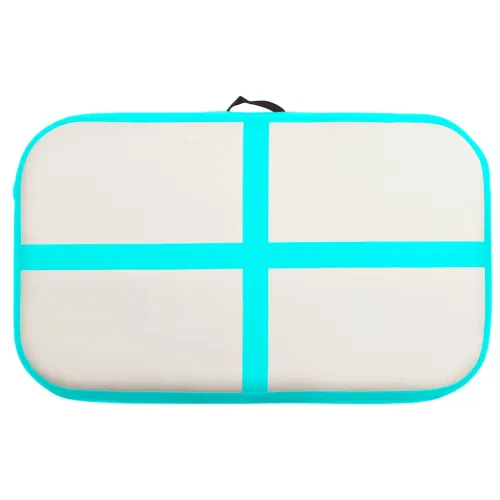 Strunjača na napuhavanje s crpkom 60 x 100 x 15 cm PVC zelena - Zelena 60 x 100 x 15 cm Cijena