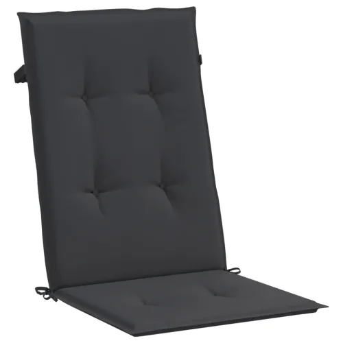 Jastuci za vrtne stolice 6 kom crni 120 x 50 x 3 cm od tkanine - Crna 120 x 50 x 3 cm 6 Cijena
