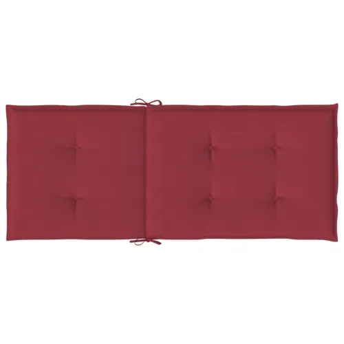 Jastuci za vrtne stolice 4 kom boja vina 120x50x3 cm od tkanine - Boja crnog vina 120 x 50 x 3 cm 4 Cijena