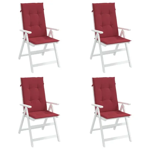 Jastuci za vrtne stolice 4 kom boja vina 120x50x3 cm od tkanine - Boja crnog vina 120 x 50 x 3 cm 4 Cijena