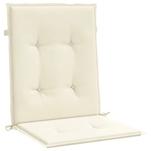 Jastuci za vrtne stolice 6 kom krem 100 x 50 x 3 cm od tkanine - Krem 100 x 50 x 3 cm 6 Cijena