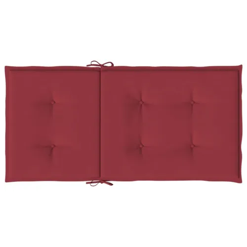 Jastuci za vrtne stolice 6 kom boja vina 100x50x3 cm od tkanine - boja crnog vina 100 x 50 x 3 cm 6 Cijena