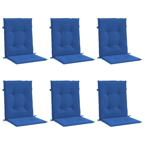Jastuci za vrtne stolice 6 kom plavi 100 x 50 x 3 cm od tkanine - Kraljevski plava 100 x 50 x 3 cm 6 Cijena