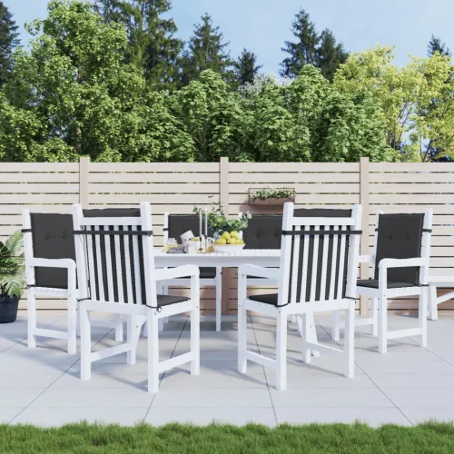 Jastuci za vrtne stolice 6 kom crni 100 x 50 x 3 cm od tkanine - Crna 100 x 50 x 3 cm 6 Cijena