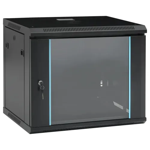 Zidni komunikacijski ormar 9U 19 ” IP20 600 x 450 x 510 mm - Crna 600 x 450 x 510 mm Crna 600 x 450 x 510 mm Cijena