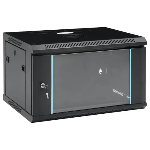 Zidni komunikacijski ormar 6U 19” IP20 600 x 450 x 350 mm - Crna 600 x 450 x 350 mm Crna 600 x 450 x 350 mm Cijena