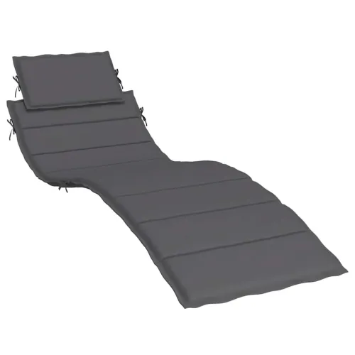 Jastuk za ležaljku antracit 186x58x4 cm od tkanine Oxford - Antracit 1 Cijena