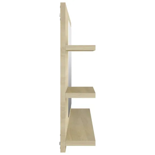 Kupaonsko ogledalo boja hrasta 90x10,5x45 cm konstruirano drvo - Sonoma hrast Cijena