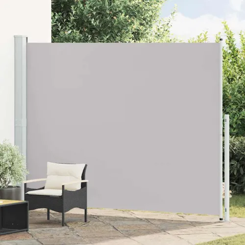 Uvlačiva bočna tenda za terasu 220 x 314 cm siva - Siva 220 x 300 cm 1 Siva Cijena