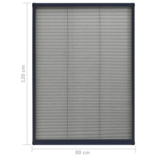 Komarica za prozor antracit 80 x 120 cm aluminij - Antracit 80 x 120 cm Cijena