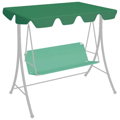 Zamjenski krov za vrtnu ljuljačku zeleni 188/168 x 145/110 cm - Zelena 188/168 x 145/110 cm 1 Zelena Cijena