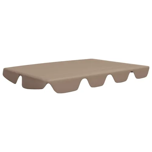 Zamjenski krov za vrtnu ljuljačku smeđesivi 150/130 x 105/70 cm - Sivo-smeđa 150/130 x 105/70 cm 1 Sivo-smeđa Cijena