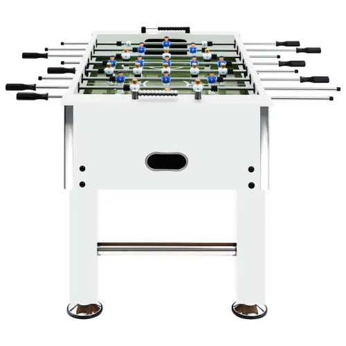 Stolni nogomet čelični 60 kg 140 x 74,5 x 87,5 cm bijeli - Bijela Cijena