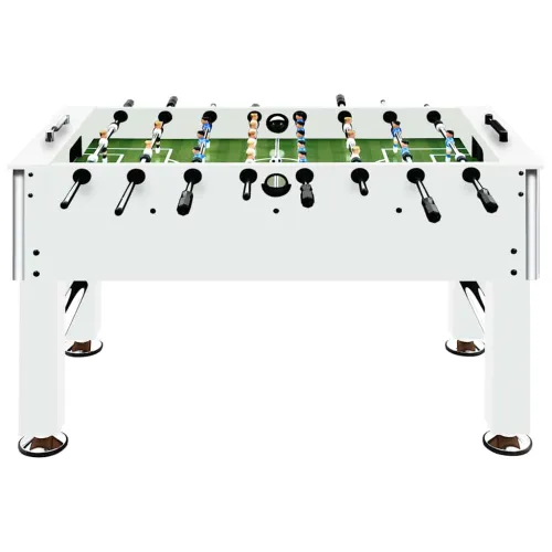 Stolni nogomet čelični 60 kg 140 x 74,5 x 87,5 cm bijeli - Bijela Bijela Cijena