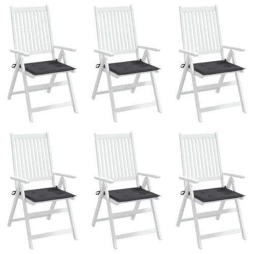 Jastuci za vrtne stolice 6 kom antracit 50x50x3 cm od tkanine - Antracit 50 x 50 x 3 cm 6 Cijena