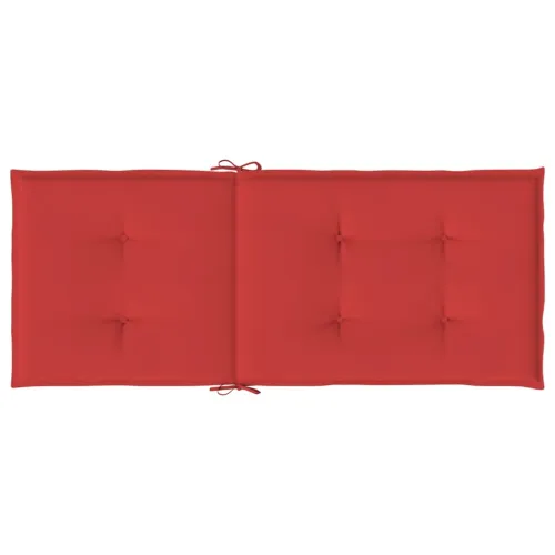 Jastuci za vrtne stolice 6 kom crveni 120x50x3 cm od tkanine - Crvena 120 x 50 x 3 cm 6 Cijena