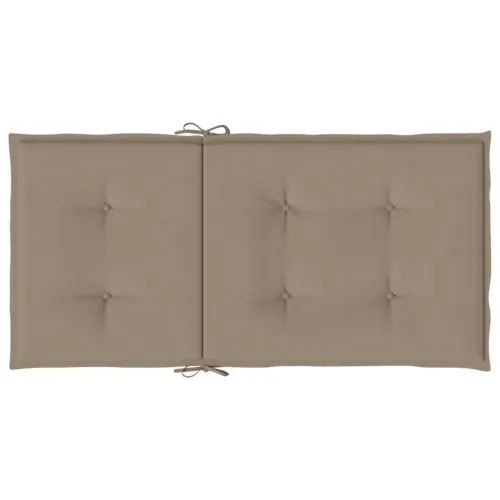 Jastuci za vrtne stolice 6 kom smeđesivi 100x50x3 cm od tkanine - Sivosmeđa 100 x 50 x 3 cm 6 Cijena
