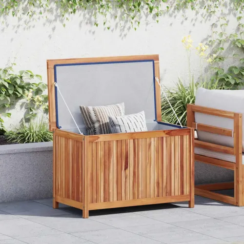 Vrtna kutija za pohranu 90 x 50 x 58 cm od masivne tikovine - 90 x 50 x 58 cm 90 x 50 x 58 cm Cijena