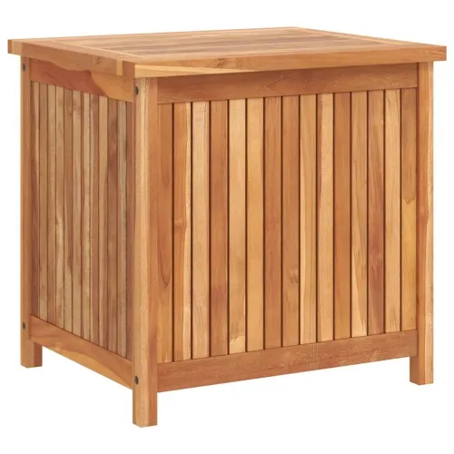 Vrtna kutija za pohranu 60 x 50 x 58 cm od masivne tikovine - 60 x 50 x 58 cm 60 x 50 x 58 cm Cijena