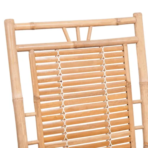 Stolica za ljuljanje od bambusa s jastukom - Sivo-smeđa 120 x 50 x 4 cm Cijena