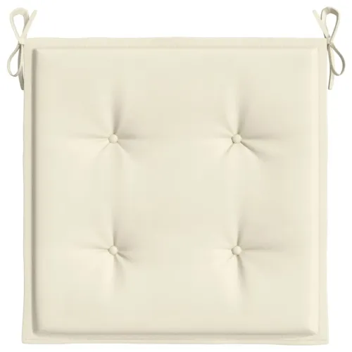 Jastuci za vrtne stolice 4 kom krem 50x50x3 cm tkanina Oxford - Krem 50 x 50 x 3 cm 4 Cijena