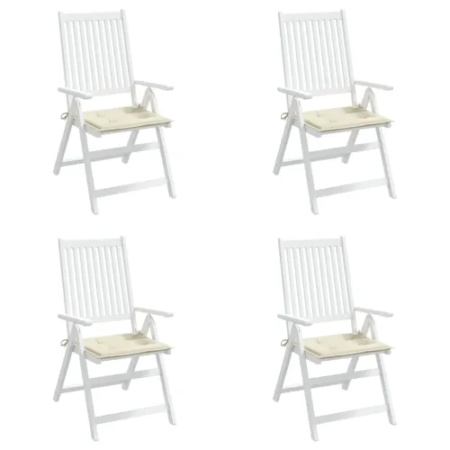 Jastuci za vrtne stolice 4 kom krem 50x50x3 cm tkanina Oxford - Krem 50 x 50 x 3 cm 4 Cijena