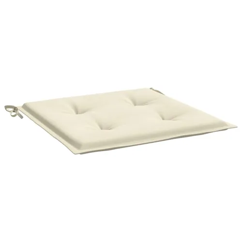 Jastuci za vrtne stolice 2 kom krem 40x40x3 cm od tkanine - Krem 40 x 40 x 3 cm 2 Cijena