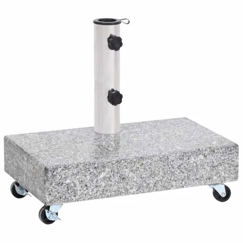Postolje za suncobran svjetlosivo 45 x 25 x 8,3 cm granitno - Siva Cijena